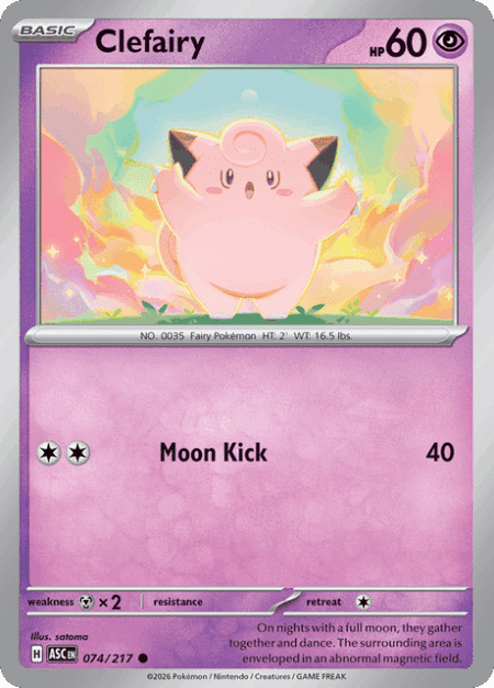 Clefairy Common 074/217