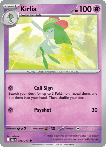 Kirlia Common 088/217