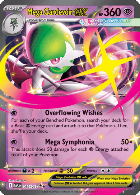 Mega Gardevoir ex Double Rare 089/217