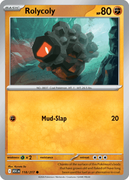 Rolycoly Common 118/217