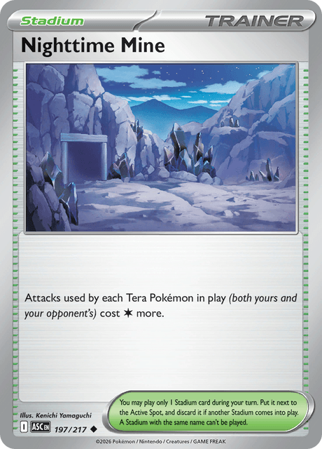 Nighttime Mine Uncommon 197/217