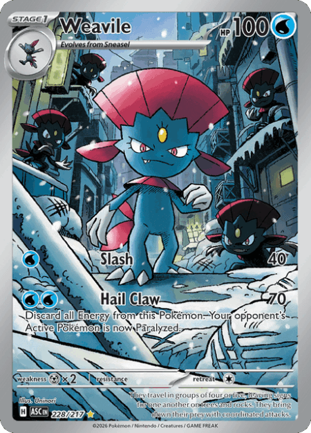 [ESP] Weavile Illustration Rare 228/217