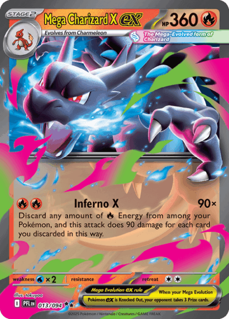 [ESP] Mega Charizard X ex Double Rare 013/094