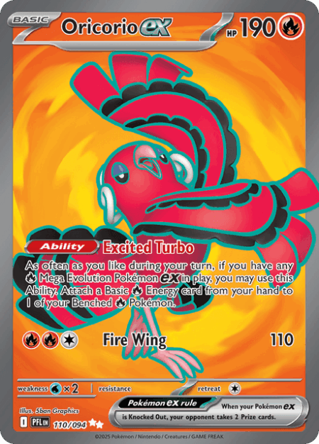 Oricorio ex Ultra Rare 110/094
