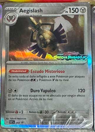 Mini Mazo Sellado Prelanzamiento Brecha Paradojica - Aegislash