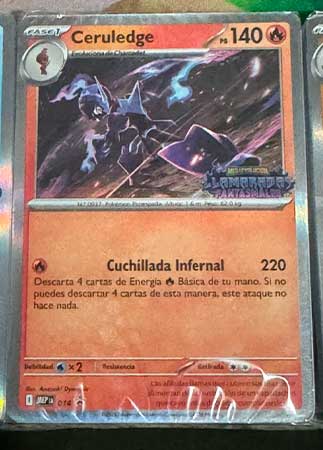 Mini Mazo Sellado Prelanzamiento Llamarada Fantasmal - Ceruledge