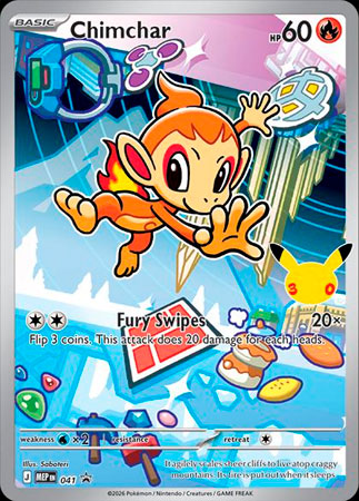 Chimchar - MEP041 - Holo Promo