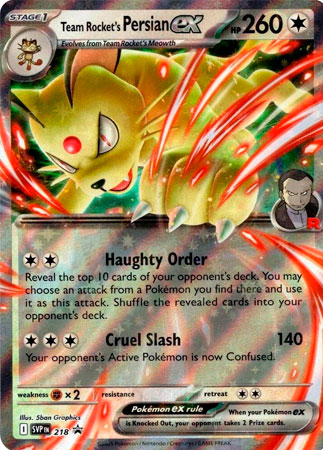 Team Rocket's Persian ex - SVP218