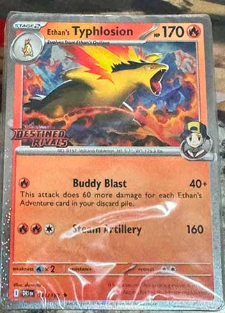 Mini Mazo Sellado Prelanzamiento Destined Rivals - Ethan's Typhlosion
