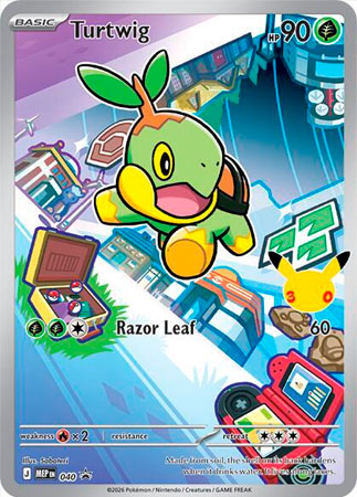 Turtwig - MEP040 - Holo Promo