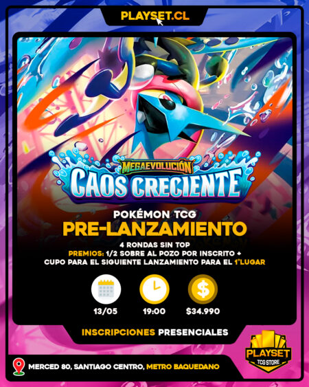 Prelanzamiento Caos Creciente 13/05